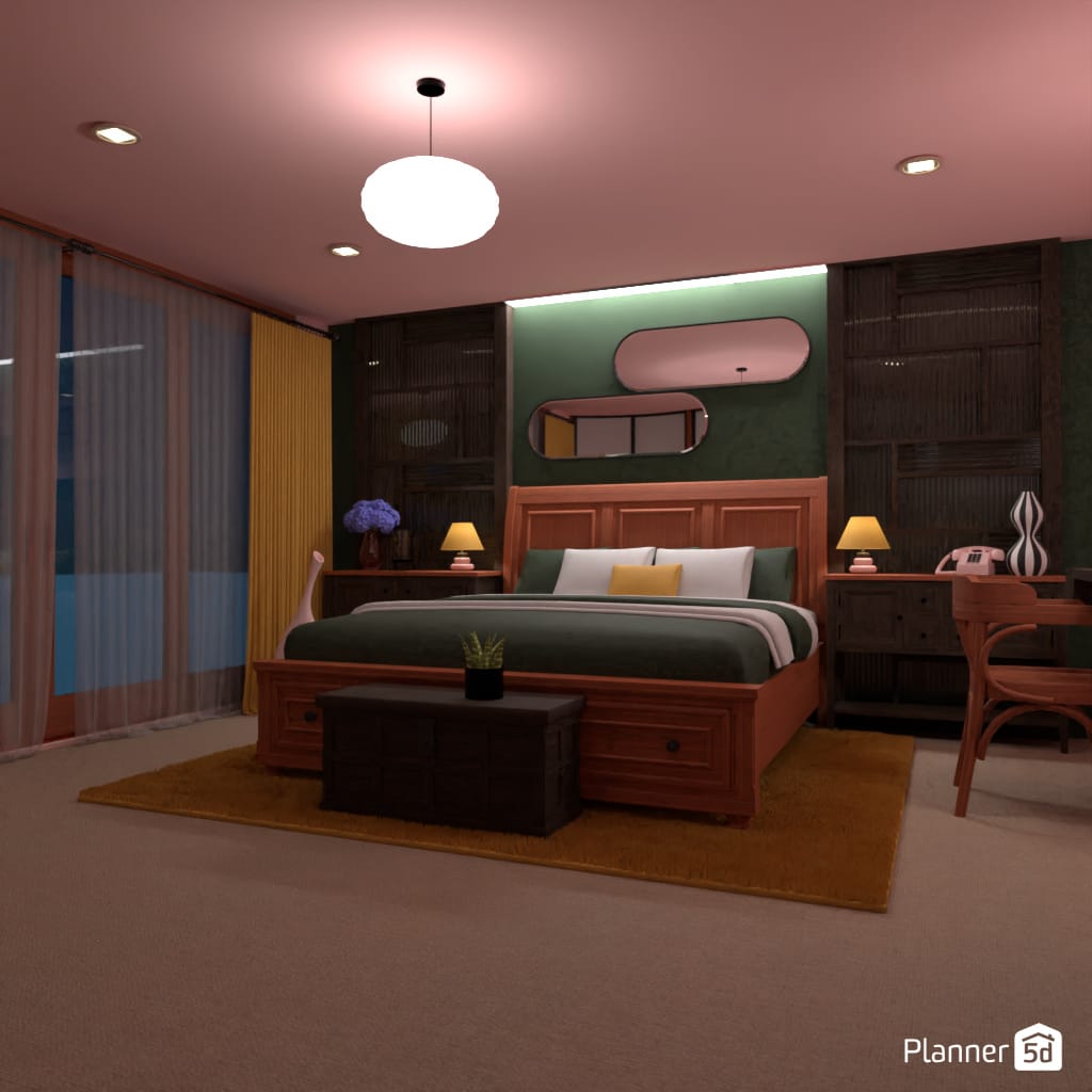 Quarto Retrô anos 50