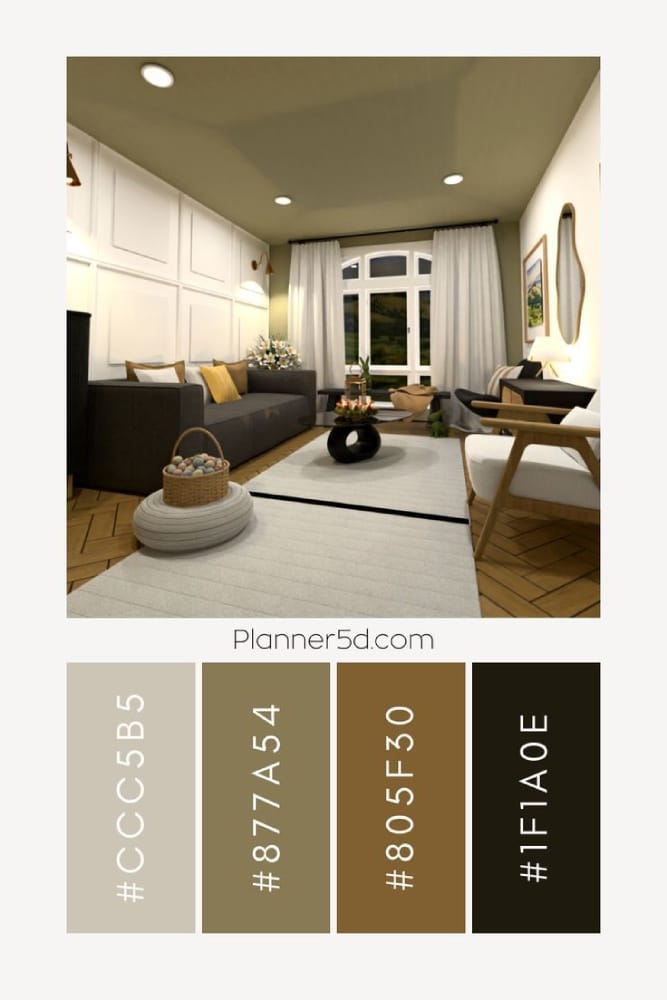 mid-centry modern color palette