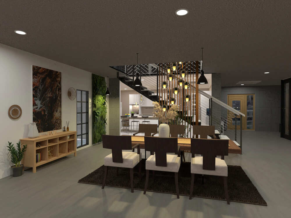 Projeto de casa de dois andares criado no Planner 5D.
